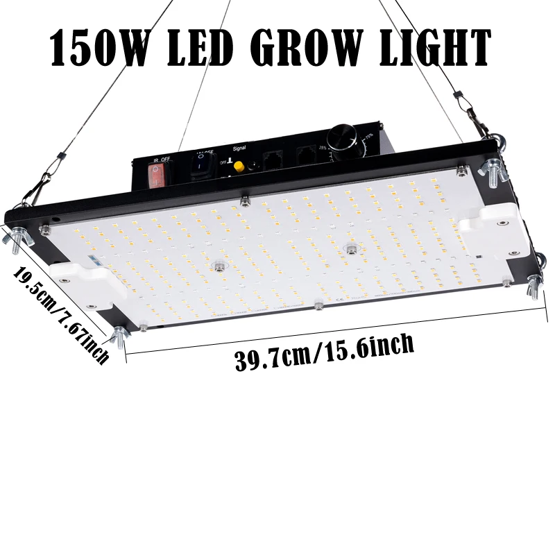 Quantum Tech Board 150W 240W Led Grow Light 5-channel Control Full Spectrum Greenhouse Indoor Plants Growth Lamp Latest upgrade