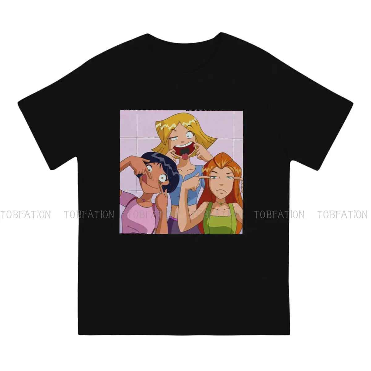 Essential  Unique TShirt Totally Spies Sam Clover Alex Cartoon Top Quality New Design Gift Clothes  T Shirt Stuff Hot Sale