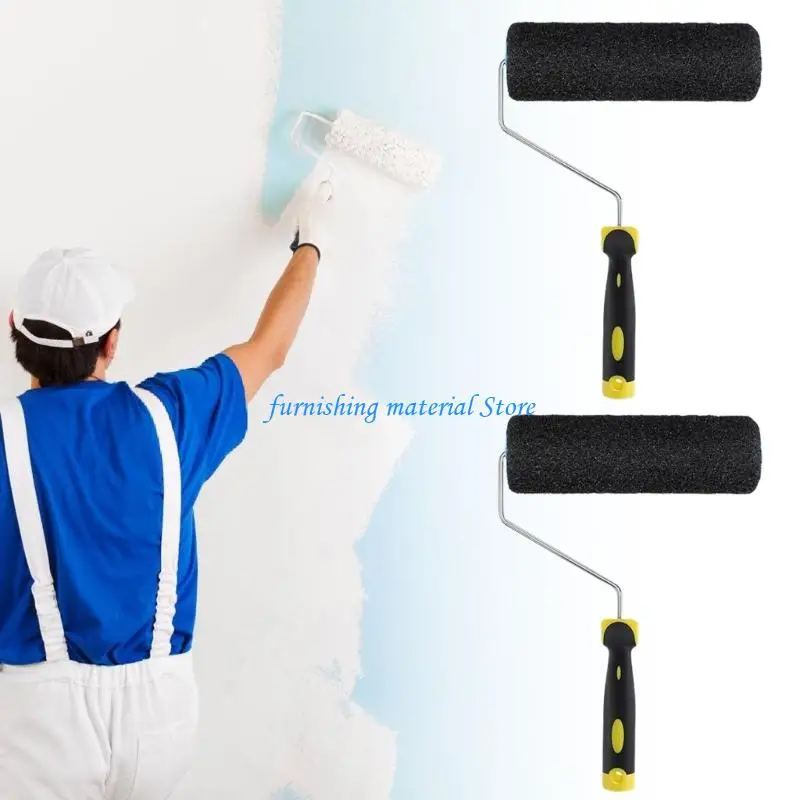 

Y5GD Pack of 3 Multipurpose Compound Rollers With Frame Designs for Easy and Effective Wall Coating Daily Use