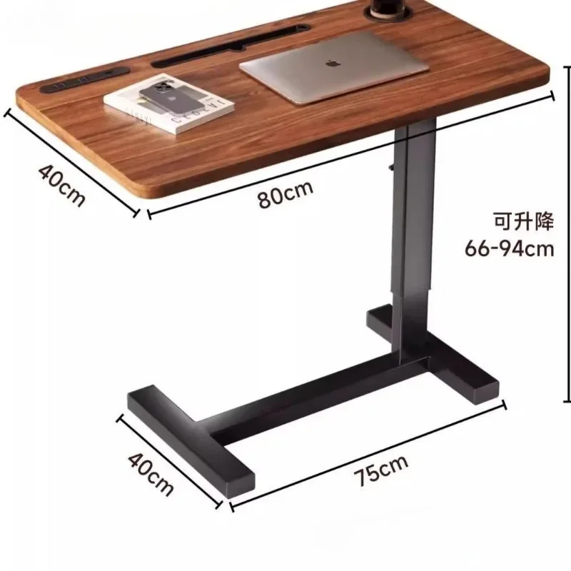 f the same style, bedside table, mobile computer desk small apartment, table pneumatic lifting table, lifting study table