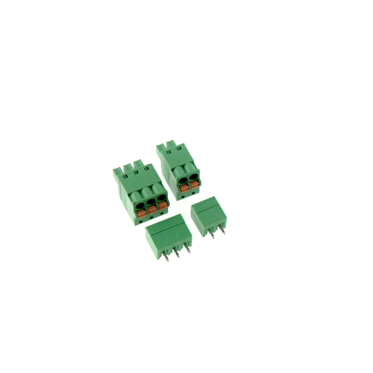 2PCS KF15EDGKD/2EDGKD 2/3/4/5/6/7/8Pin 3.81mm Spring Plug-in Screwless Pluggable PCB Terminal Blocks Connector