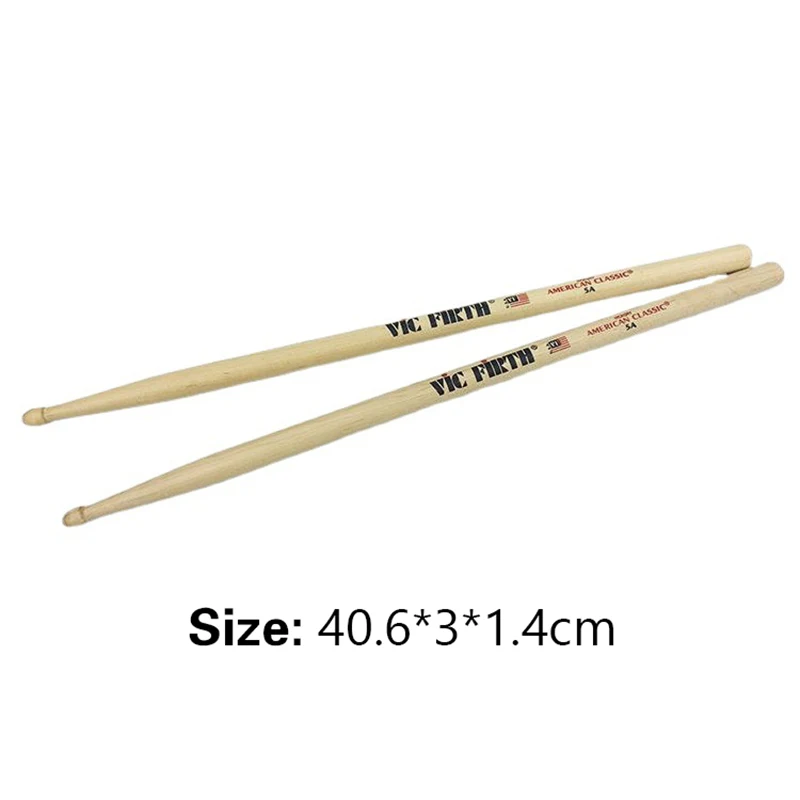 1 Pair Sticks 5A Wood Tip Consistent Weight And Pitch American Drumstic Consistent Weight And Pitch American Hickory Drumsticks