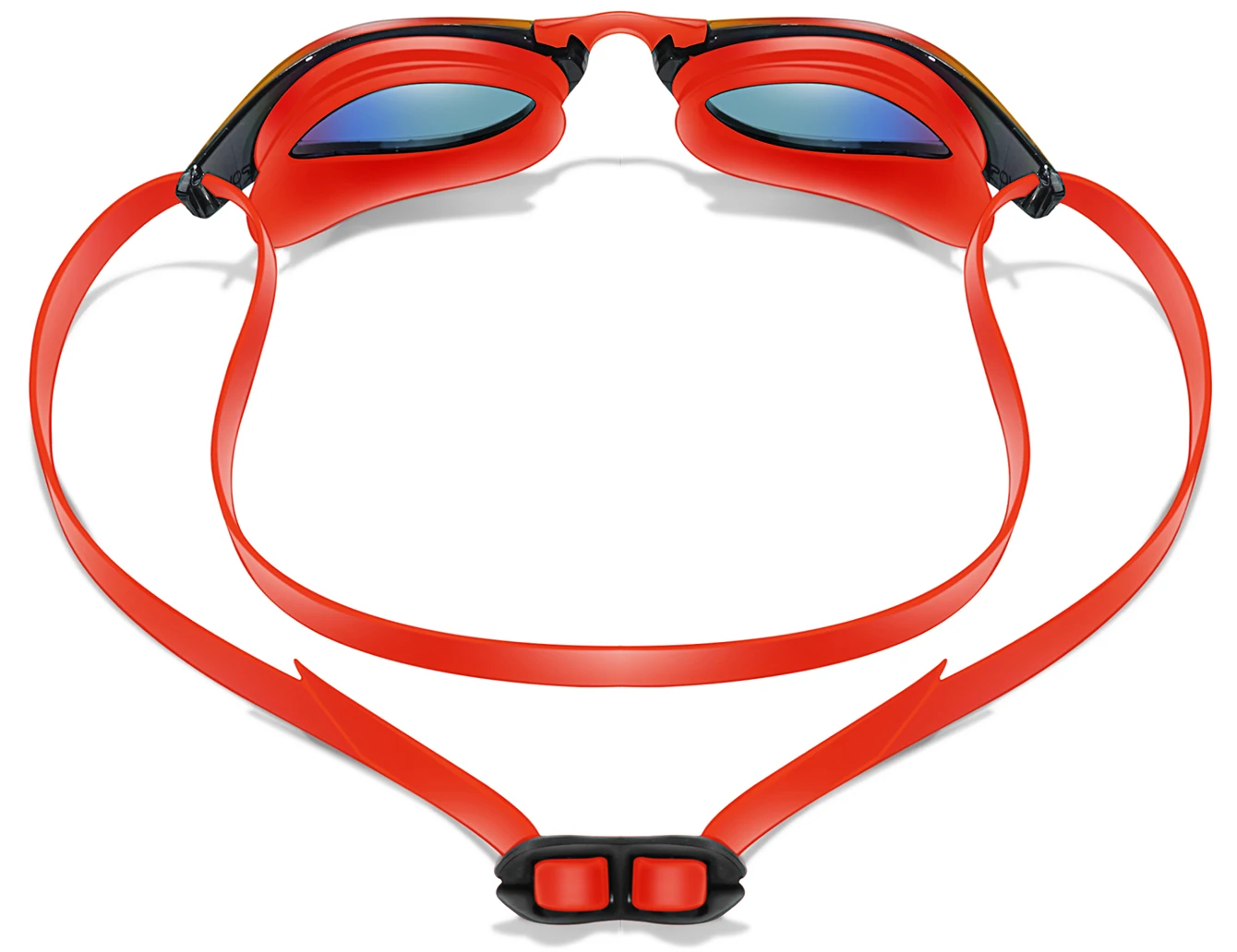 Schwimmbrille, beschlagfrei und klare Sicht, kein Auslaufen, schnell verstellbarer Riemen in verschiedenen Linsenfarben – Detail 15