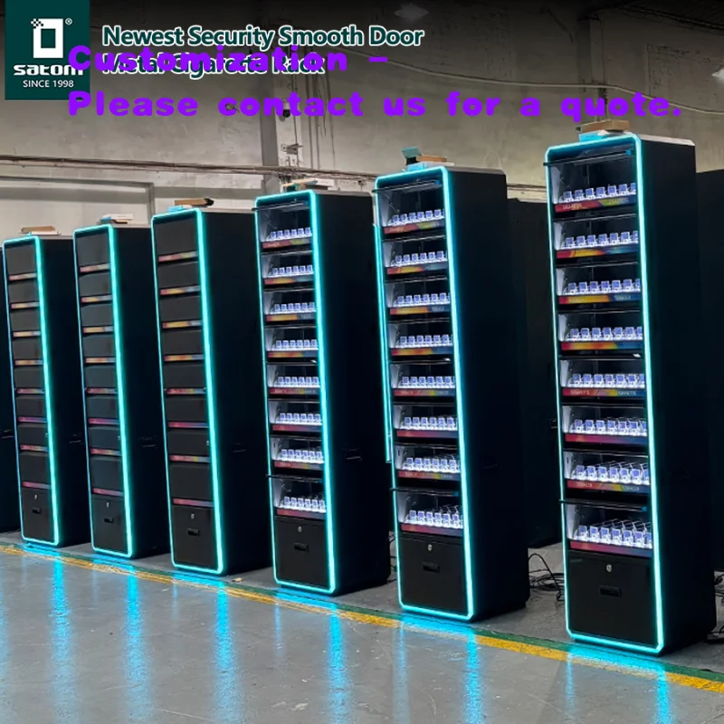 

custom.Satom Display Display Rack Smoke Shop Showcase Products Display Cabinet with Anti-theft Lockabl