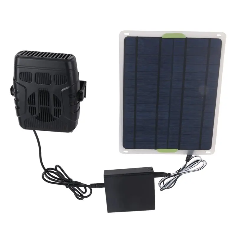 Ingenious-Portable Solar Panel Heater 12V 20W Outdoor Camping, Car, And Pet Warmer Efficient Heating