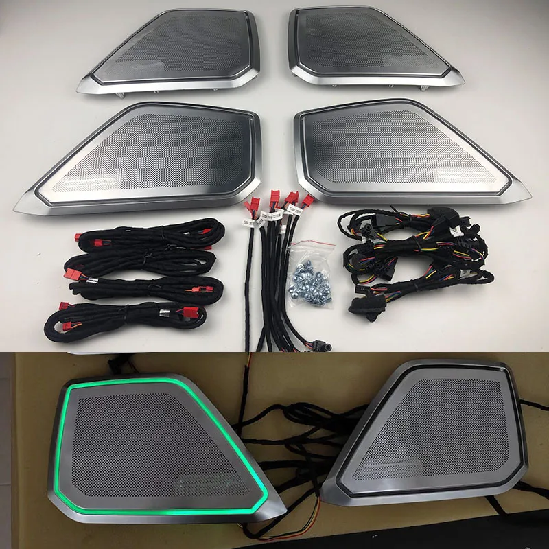 

Led Door Panel Illuminate Ambient Light Fit for audi a6 c8 c7 2012 2019 2020 Speaker Cover Atmosphere Light