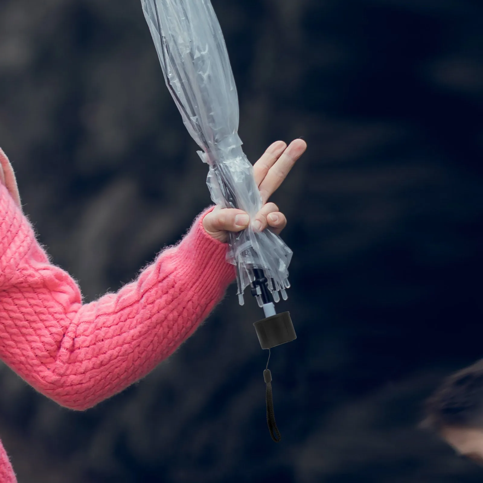 

Umbrella Handle Grip Replacement Black Folding Handle Durable Non-Slip Comfortable Grip Suitable for Travel Compact Small