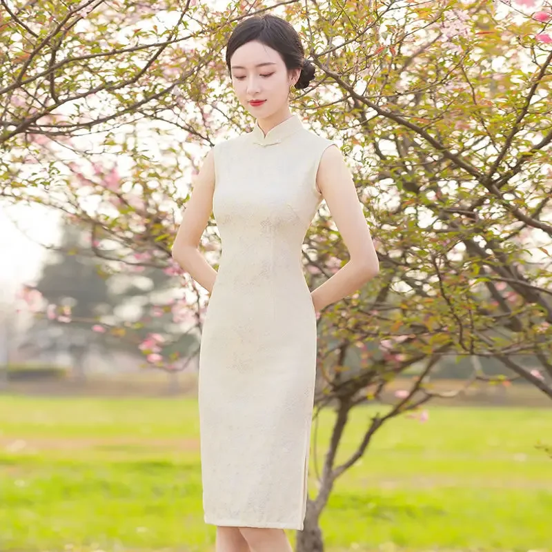 2025 Elegant Women Cheongsam Chinese Qipao Slim Dress Wedding Costume Long Dresses Sexy Qipao S-2XL