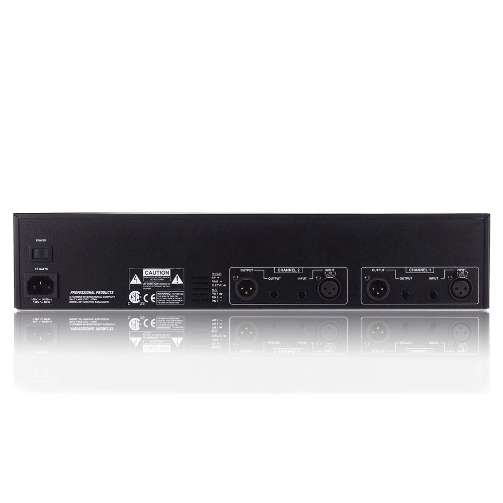 EifMuses 231 Professional Equalizer Stage Analog Dual Channel 31 Band Stereo Metal+Aluminum Recording Audio Signal Processor