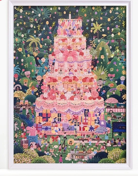500 pieces of birthday party cake, premium ironing plan, healing and decompression gift