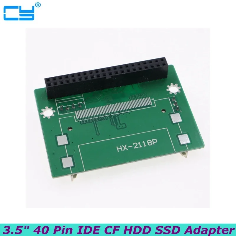 New 40pin Female to 50pin Male CF Compact Flash Merory Card to Vertical 3.5