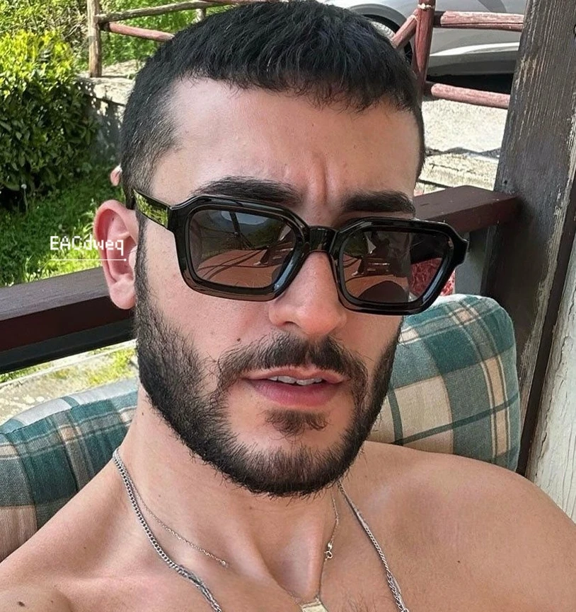 

New Vintage Square Man Men Sunglasses Square Trends Glasses Women Popular Eyepieces in Sunglass Woman UV400