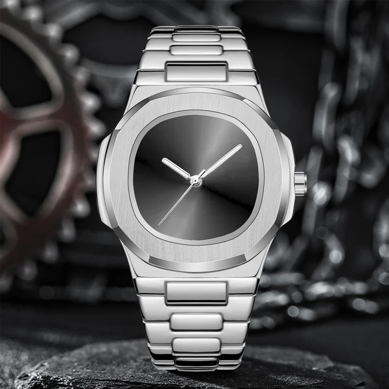 

PINTIME новые деловые мужские часы, простой дизайн, модные деловые часы для отдыха, мужские и женские водонепроницаемые кварцевые часы