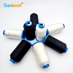 Sanbest Nylon Bonded Sewing Thread 210D/2 210D/3 280D/3 420D/3 630D/3 840D/3 High Durability for Jeans Leather High Tenacity