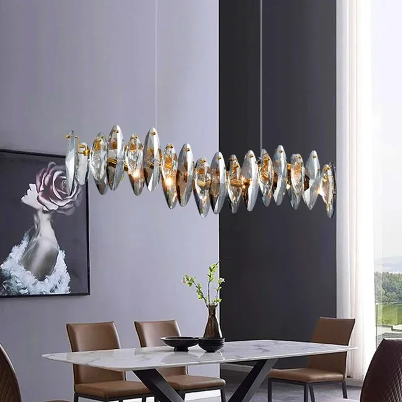 

home decorationPendant lights, luxury crystal living room chandelier, dining room Pendant lamp, ceiling light, indoor lighting