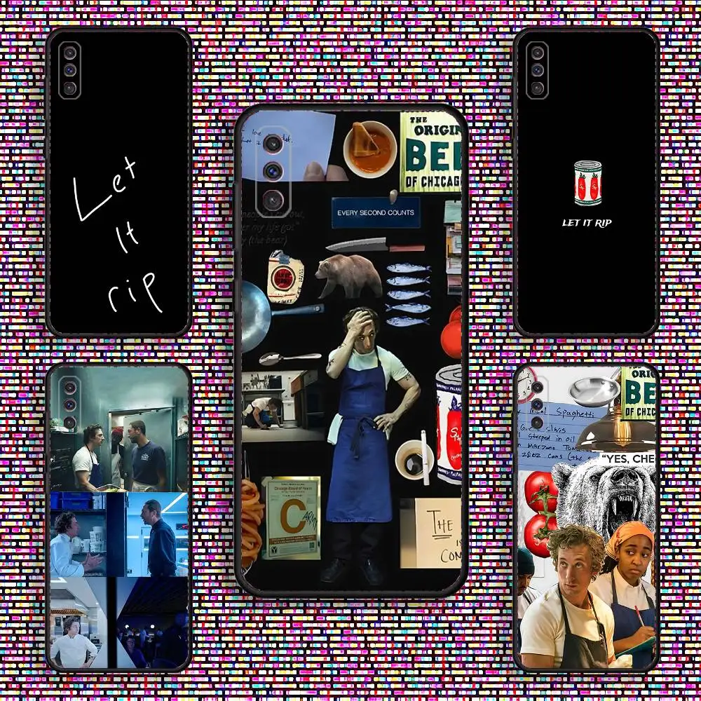 

The B-Bear Let It Rip Phone Case For Samsung S 25,24,23,22,30,21,10,9,Ultra,Plus,Lite,FE,4,5 G Black Soft Case