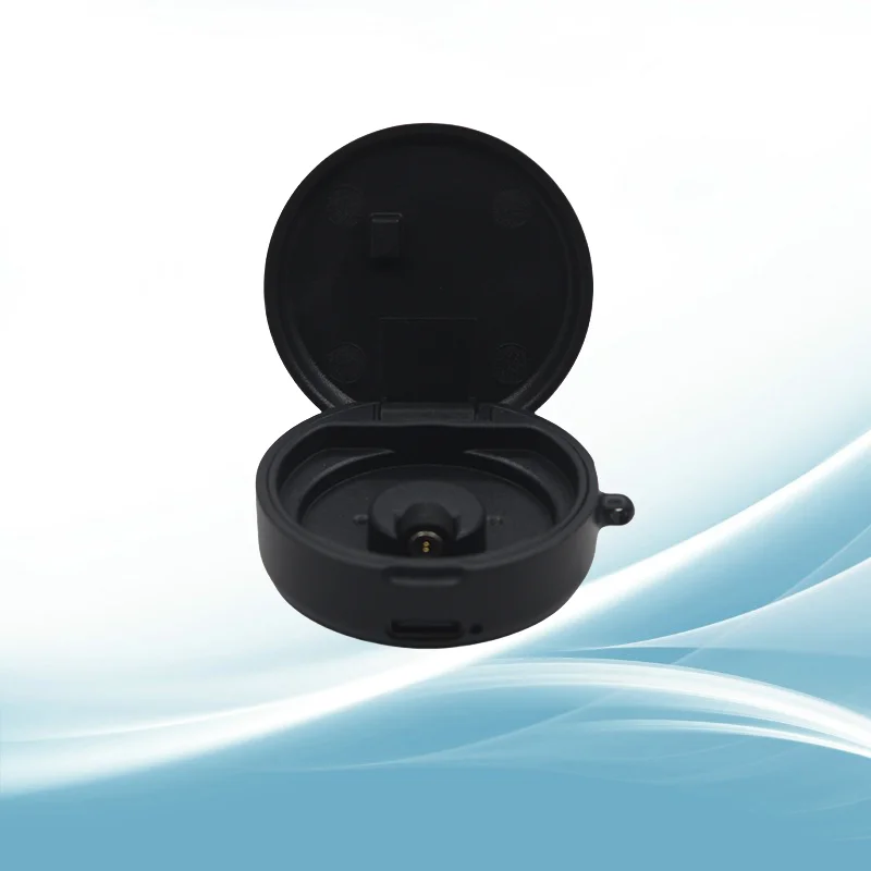 Smart Ring Magnetic Charging Case, Black/White