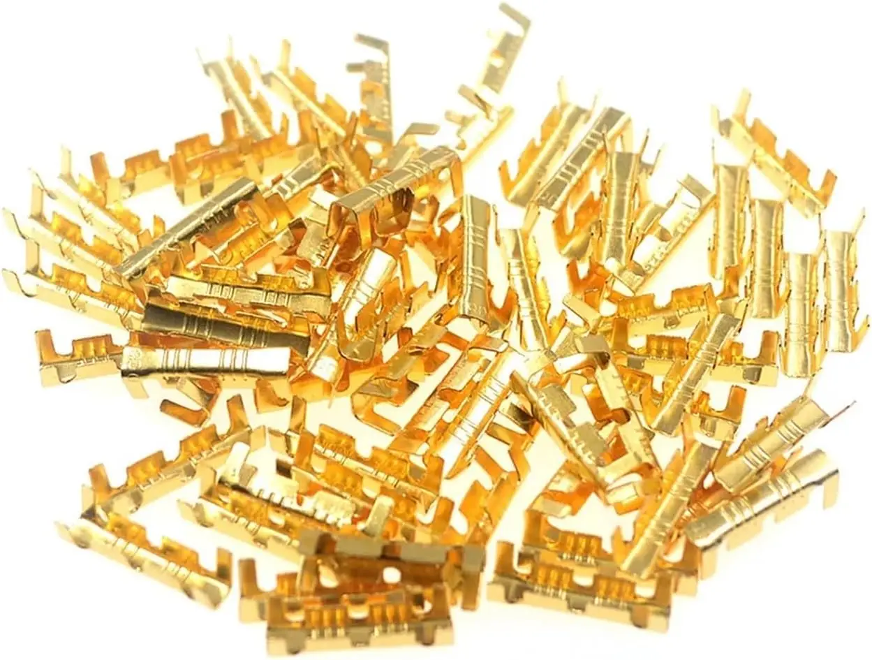 1000pcs 453 0.3-1.5MM U-Shaped Terminal tab Cold Inserts Terminal Wire Connector terminal electric Small Teeth Terminal