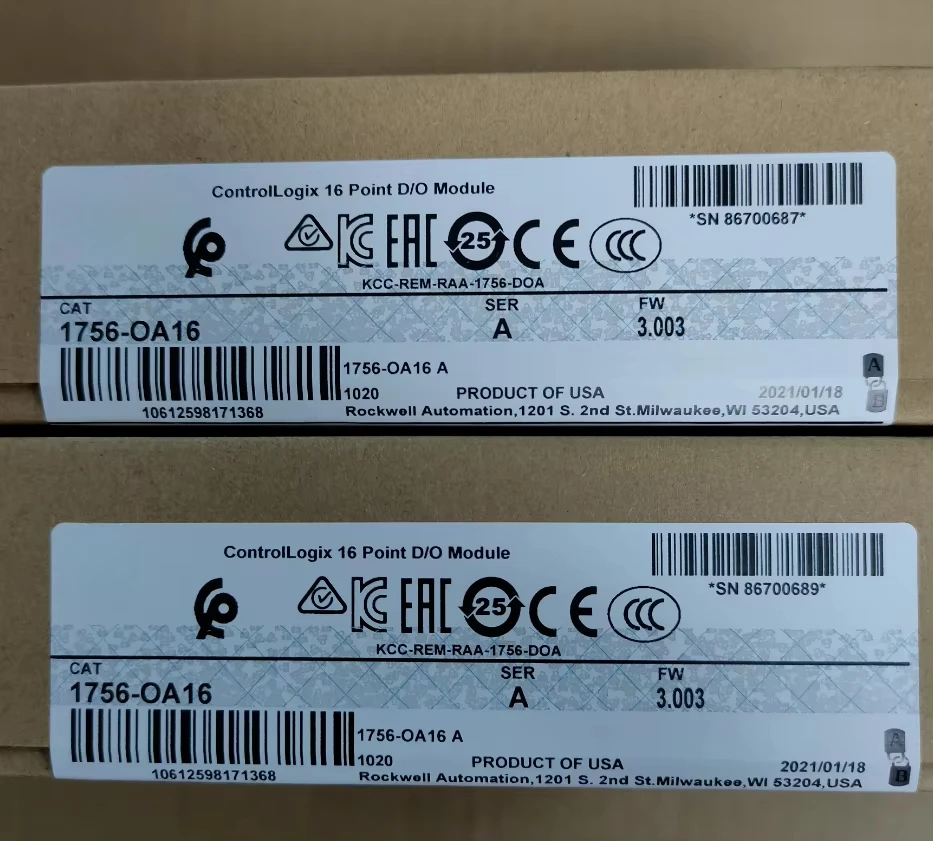 NUOVO modulo D/O a 16 punti ControlLogix 1756-OA16 sigillato