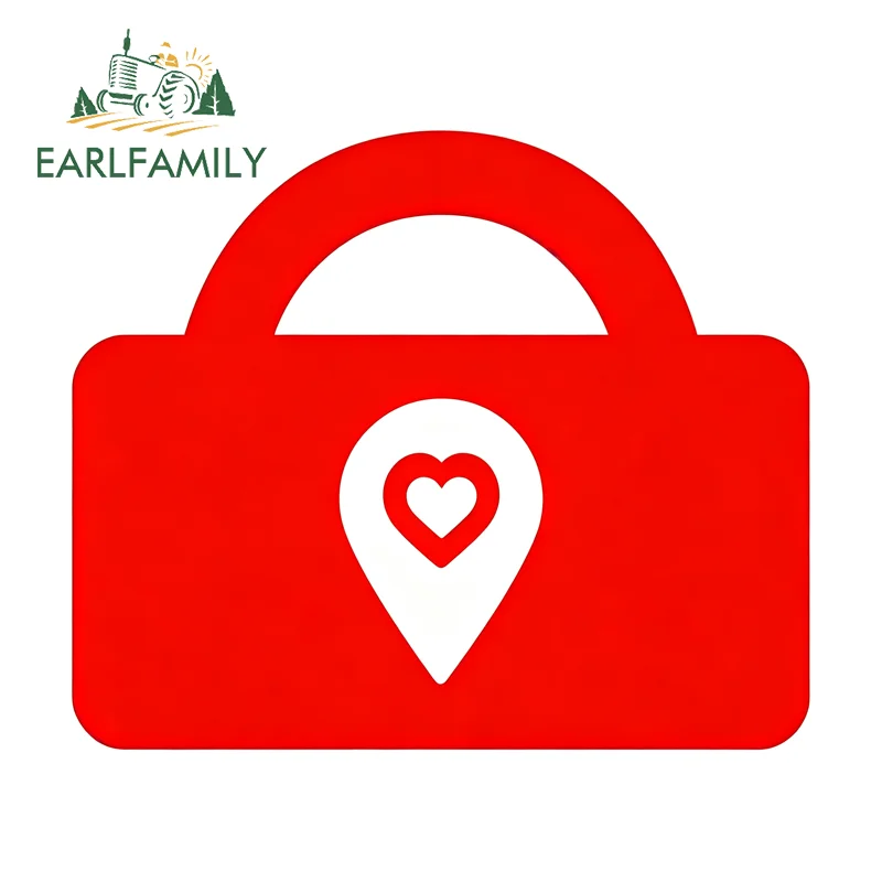 EARLFAMILY 13cm x 10.9cm For First Aid Kit Repair Decals Surfboard Car Stickers Refrigerator Waterproof Vinyl Material Decor