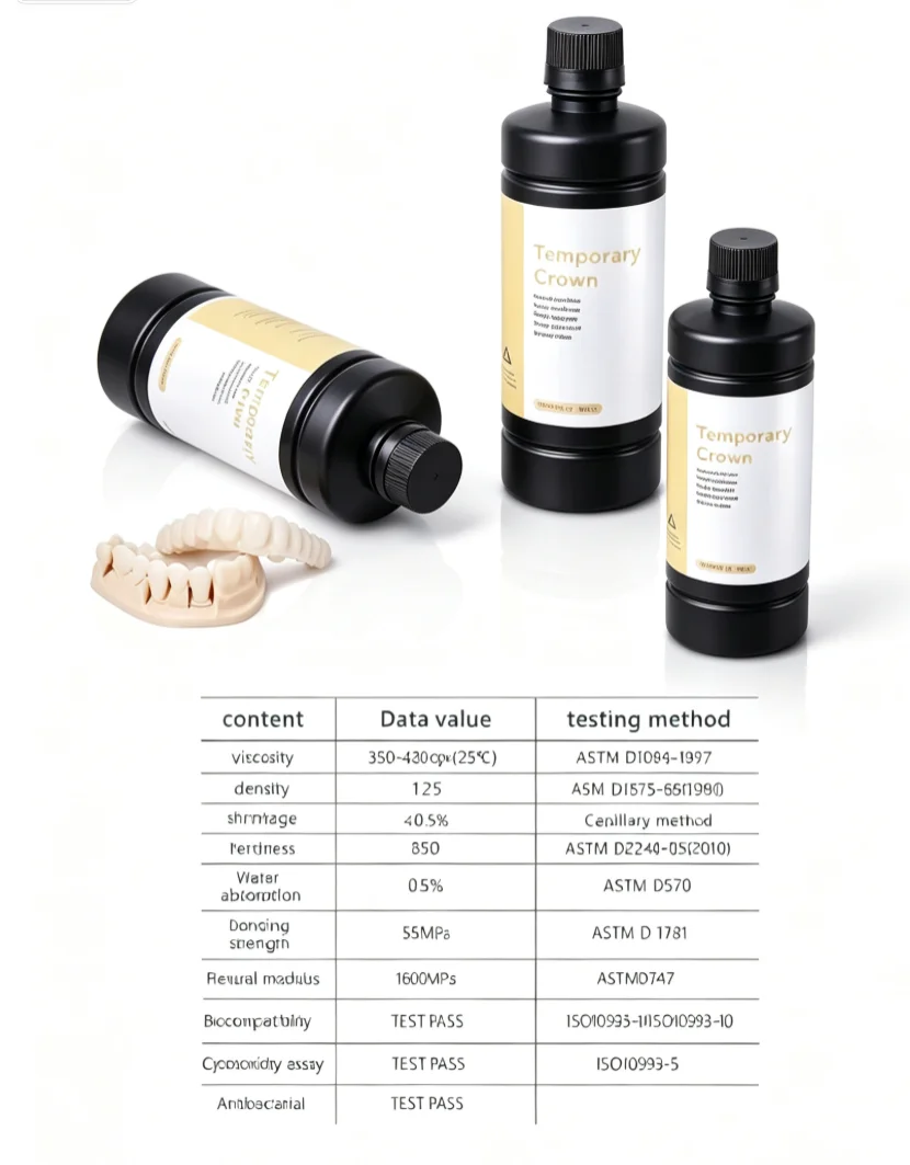 1KG 3164 Liquid Photopolymer Resin UV‑Curing Synthetic Material for LCD DLP 3D Model Printing