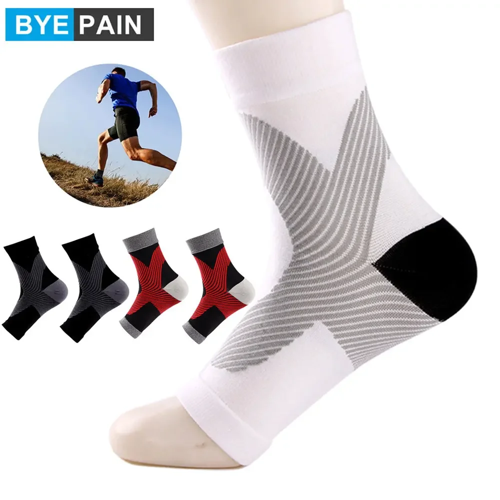 

Nano Socks Neuropathy Socks Compression Sleeve For Ankle For Swelling, Plantar Fasciitis, Sprain - Nano Brace For Women And Men