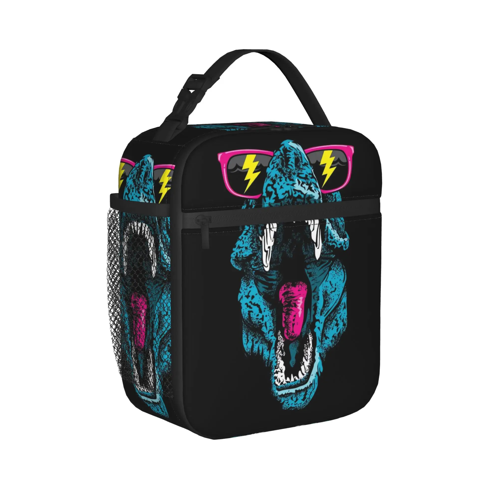 Popular Cartoon Dinosaur Lunch Bag  Leisure Lunch Box For Women Travel Portable Cooler Bag Waterproof Graphic Thermal Lunch Bags