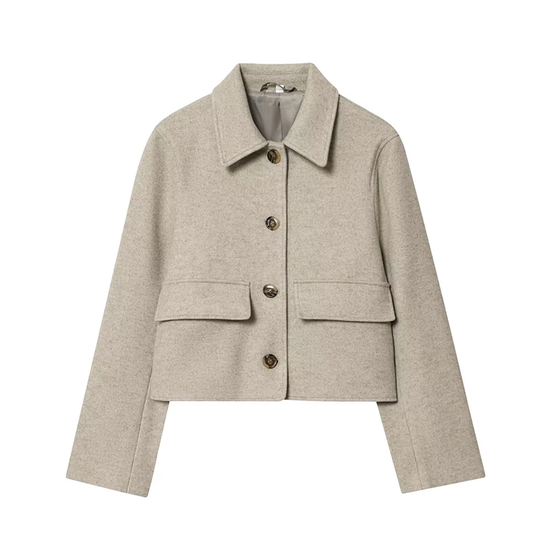 New Women's Jackets Autumn 2026 Fashion Slim Short Commuter Warm Office Jackets Autumn Women's Chic Street Youth Outerwear Coats