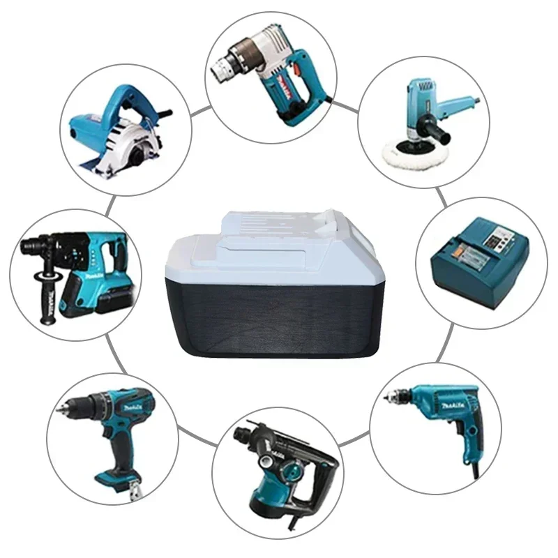 Для Makita18V 6000/ 8000/10000 мАч литиевая аккумуляторная батарея BL1813G BL1820G замена BL1840G BL1811G HP457D