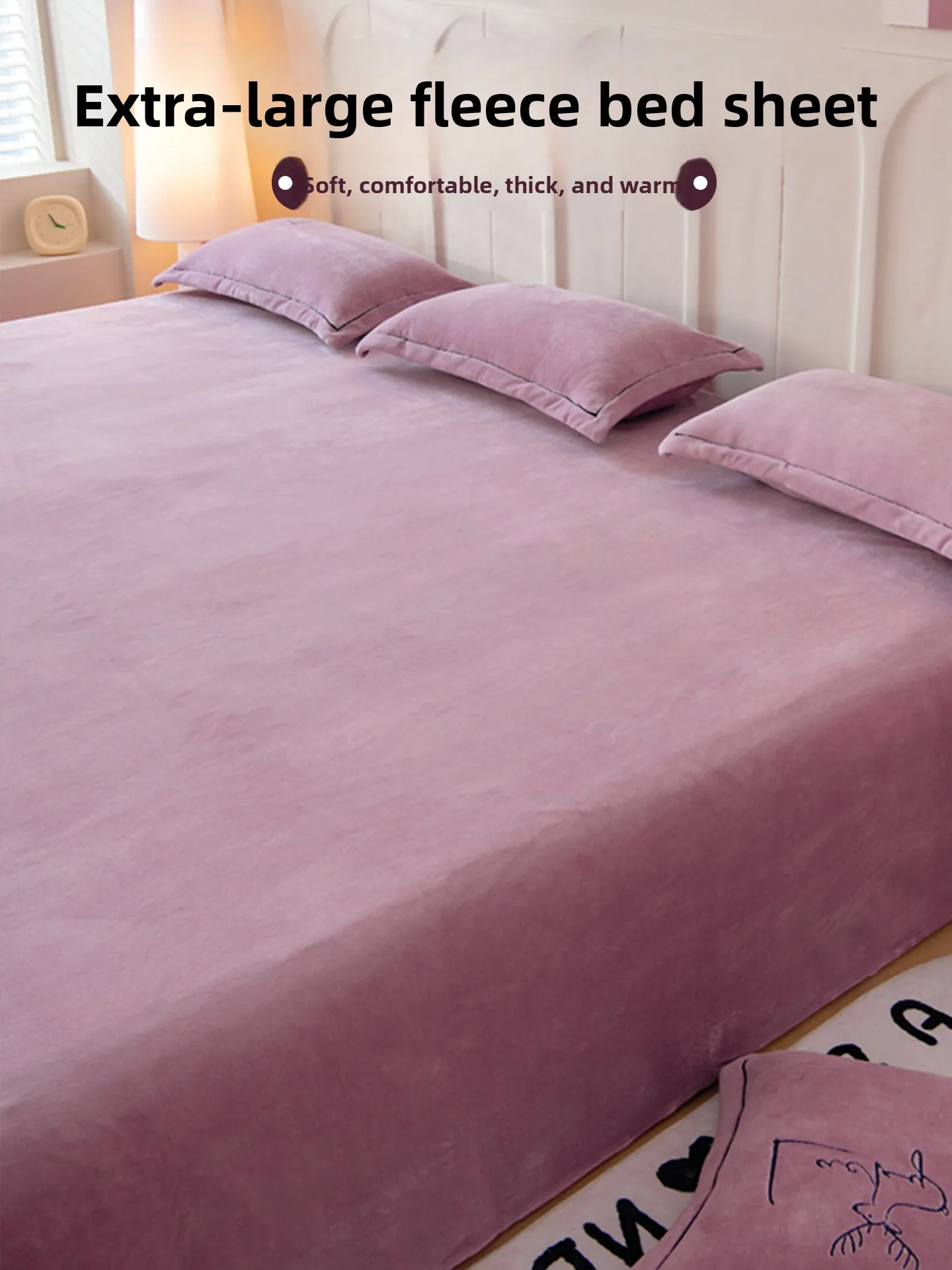 

Одеяло-покрывало Fce Extra Large Size из вельветовой ткани, очень теплое, двойной толщины, дышащее, однотонное