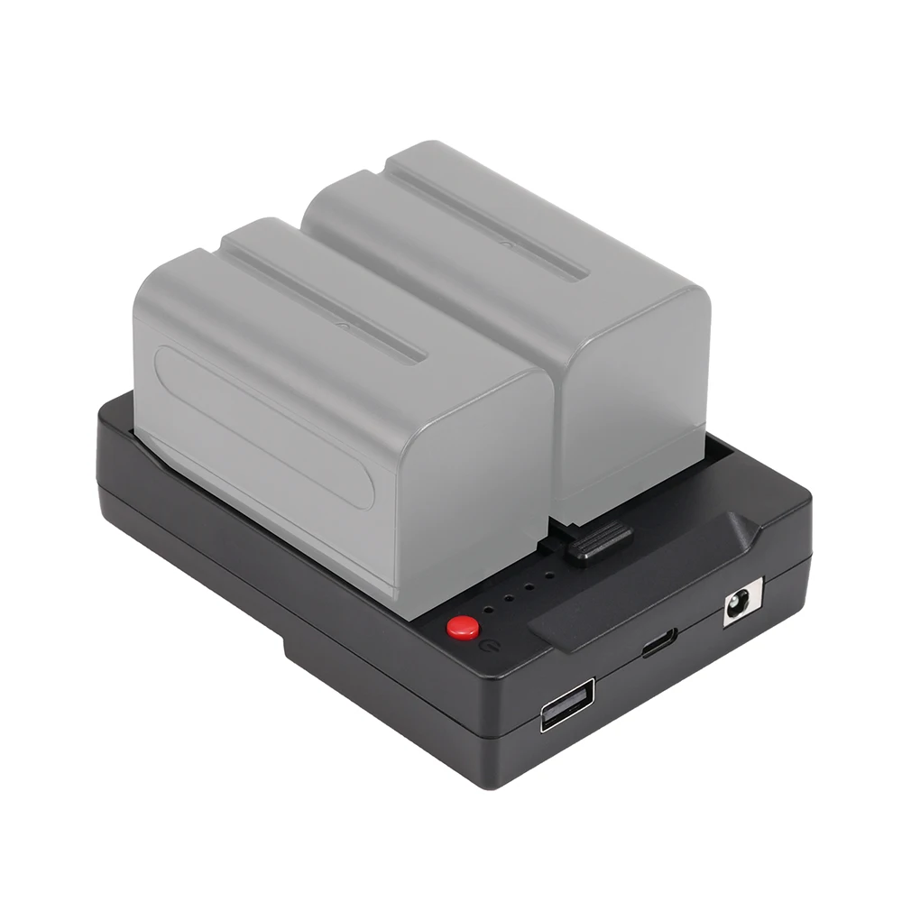 

FOTGA Battery Plate To V Port Power Adapter Board NP-F Series Dummy Battery Camera Plate Monitor Photography Camera Accessories