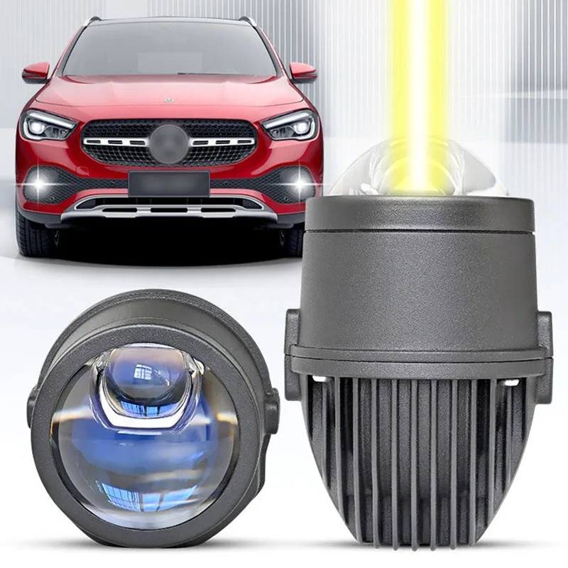 Top Quality 2 Inch Bi-LED Fog Light Lens with Laser High Beam and 6500K Color for Toyota and Universal Car