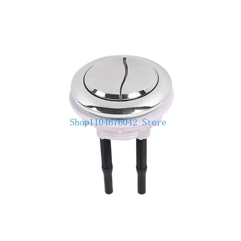 

5asd Toilet Inlet Drain Push Button for Valve Dual Flush Toilet for Tank Parts Replac