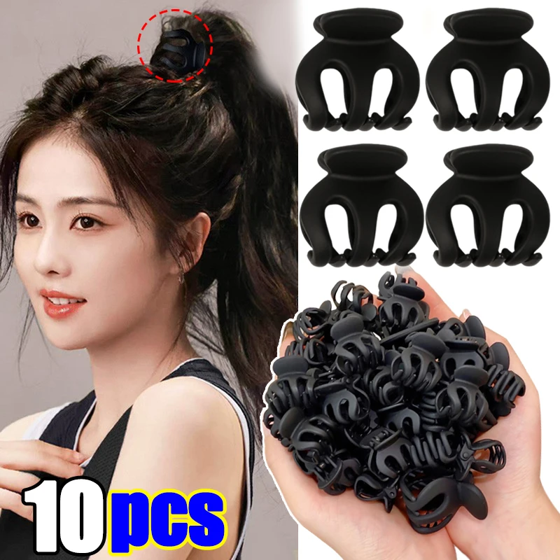 1-10pcs Korean Black Ponytail Fixed Artifact Hair Claw Fashion Cute Jewelry Hair Accessories for Women Girl Hair Accessories