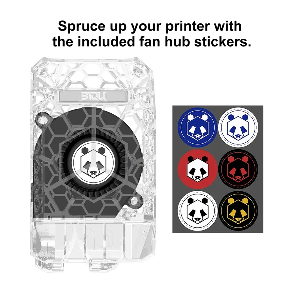

BIQU Panda Jetpack MJF Nylon Lightweight High Strength Upgrade Panda Jet Cooling Fan Duct For Bambu Lab P1 X1 Panda Revo