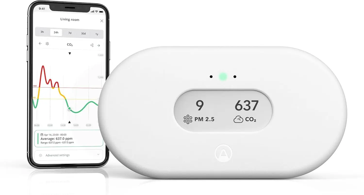 2960 View Plus - Battery Powered Radon & Air Quality Monitor (PM, CO2,  Humidity, Temp, Pressure)