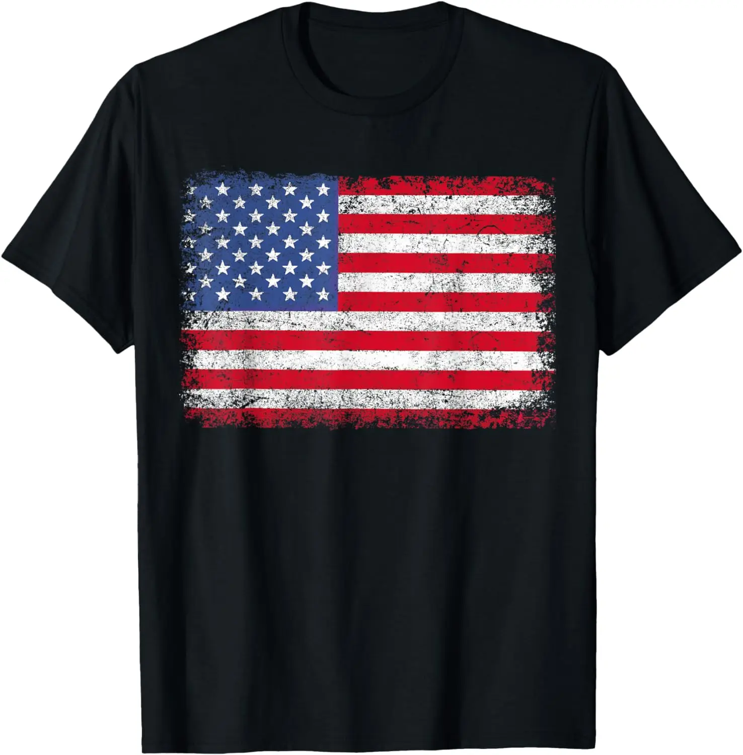 

USA Patriotic American Flag For Men Women Kids Boys Girls US T-Shirt