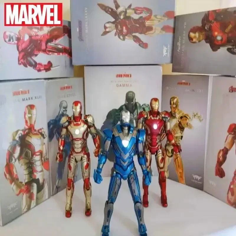 Original Comicave Iron Man Igor 1/12 MK38 Alloy Metal MK40 MK21 MK25 MK26 MK33 MK42 MK43LED Marvel legends Action Figure Toys