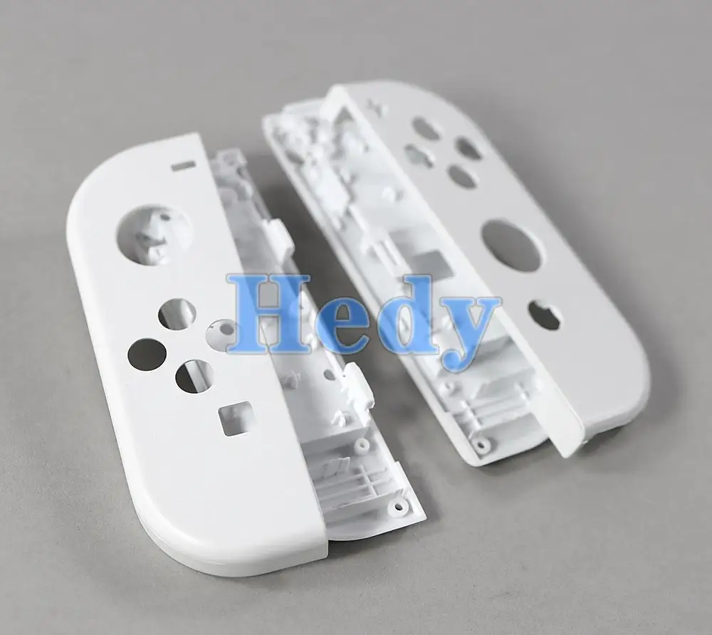 10 комплектов для Nintendo Switch/OLED JoyCon Joy Con, оригинальный белый сменный корпус с ремешком на руку, черный