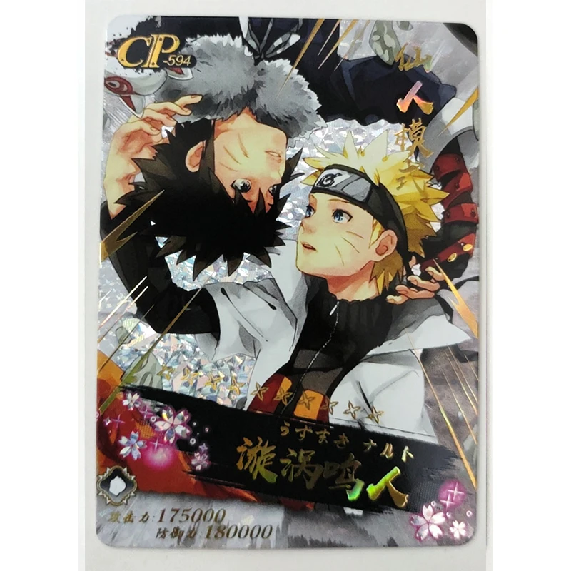 Anime Naruto Uzumaki Naruto Uchiha Sasuke Haruno Sakura Namikaze Minato Bronzing Cp Card New Collection Boy Birthday Gifts