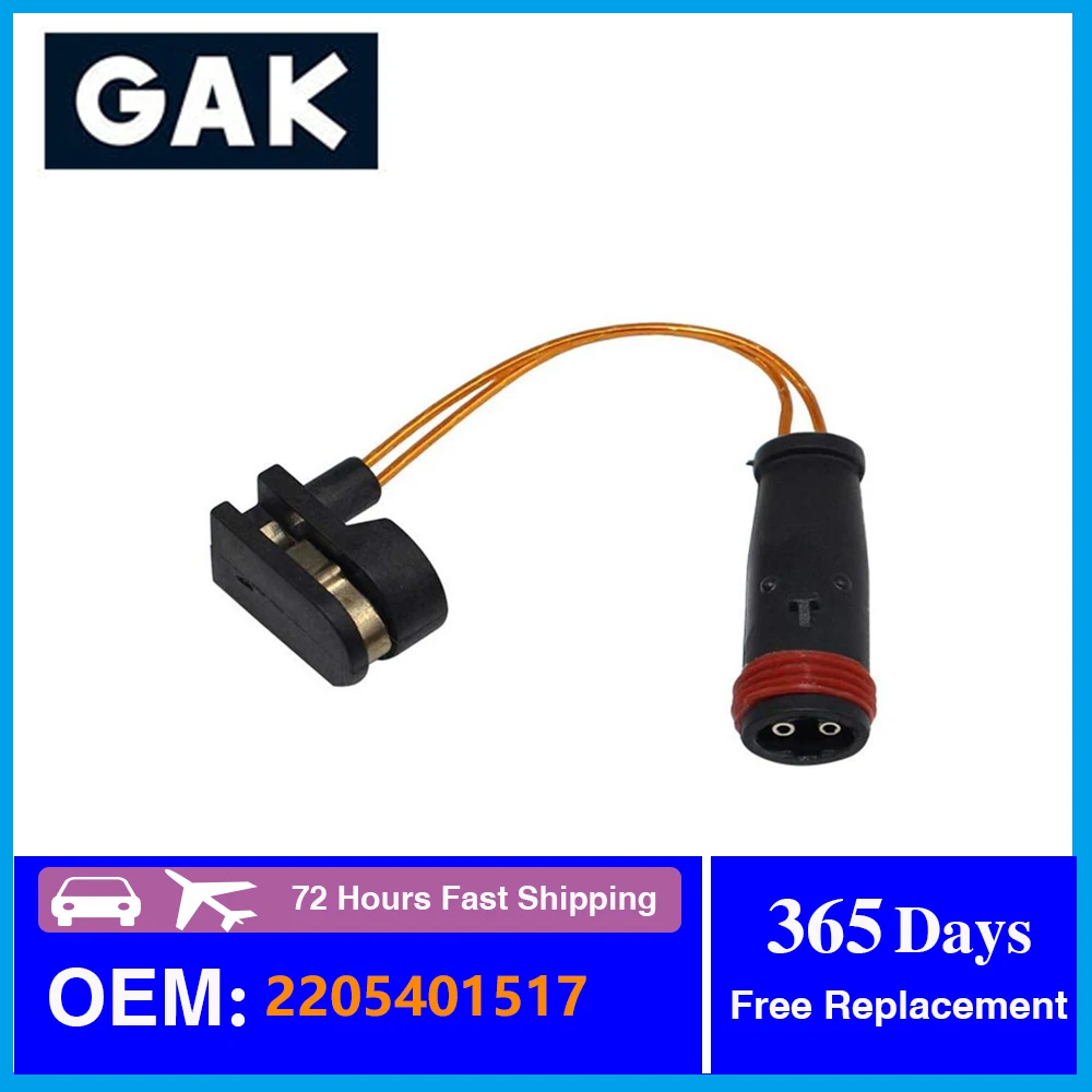 

GAK 10PCS 2205401517 1645401017 Front Brake Pad Wear Sensor for MERCEDES BENZ W211 S211 X164 W164 W166 W251 W220 W639