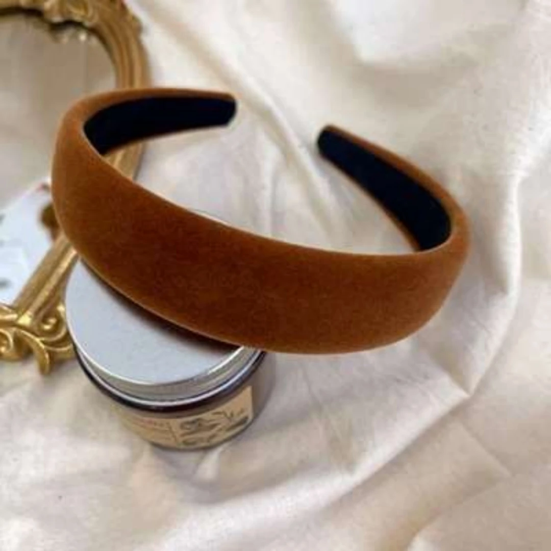 

Sponge Hairband Versatile Velvet Headband Wide Velvet Hairband Non-Slip Korean Headband For Accessories Women Dressy Outfit
