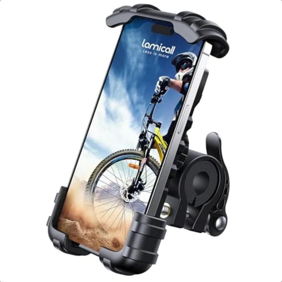 

Держатель для телефона на велосипеде, крепление для мотоцикла, держатель для телефона на руль, зажим для мобильного телефона, зажим для телефона для скутера для iPhone 16 Pro Max