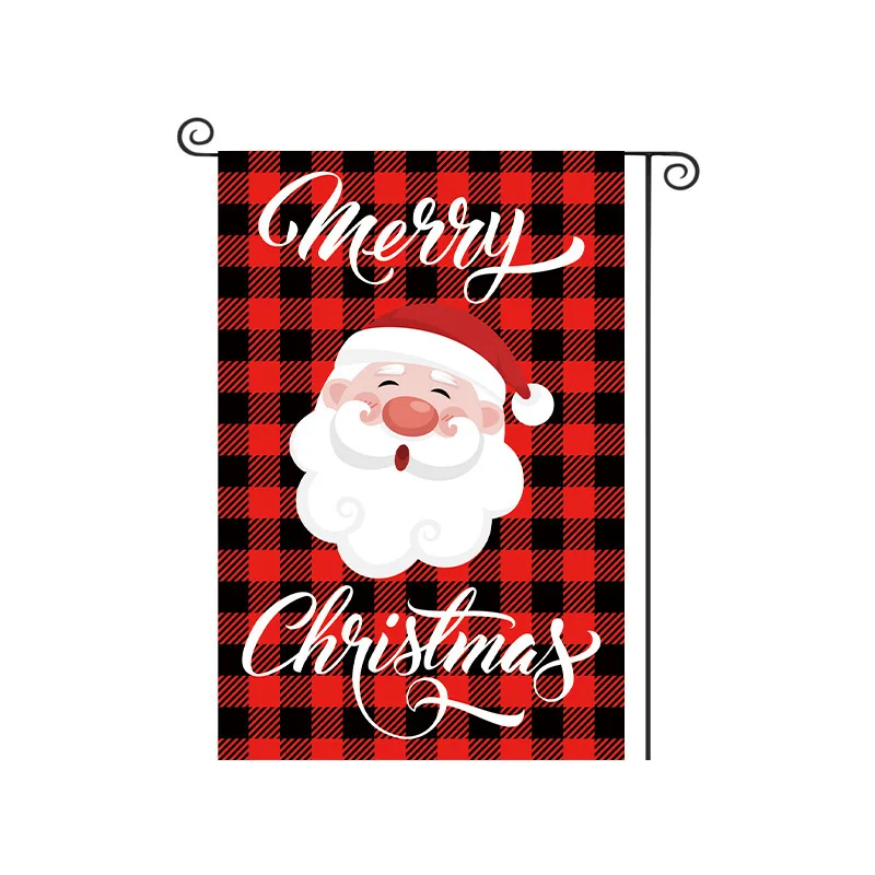Christmas Garden Flags, Suitable for Outdoor  for Garden and Entrance Decoration 12inx18in As Well As Home Decoration Gifts.