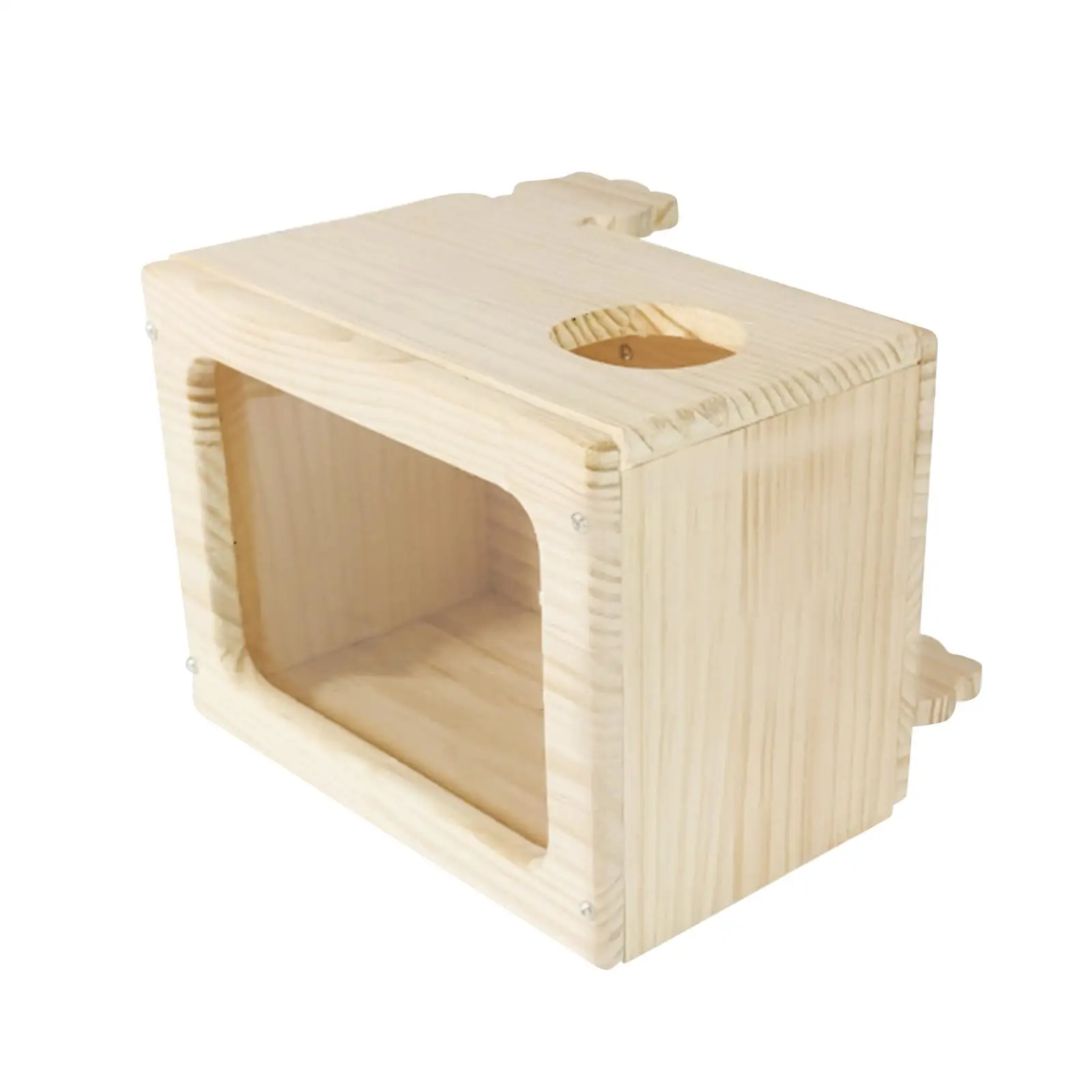 Hamster Digging Box Hut Playing Hamster Accessories Hamster Sand Bath Box for Hamsters Chinchillas Small Animals Mice Lemmings