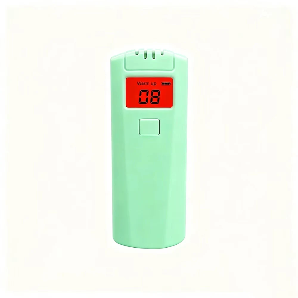 AT-64S Professional Personal Breath Alcometer Digital LCD Display Portable  analyzer keychain breathalyzer  Alcohol Tester