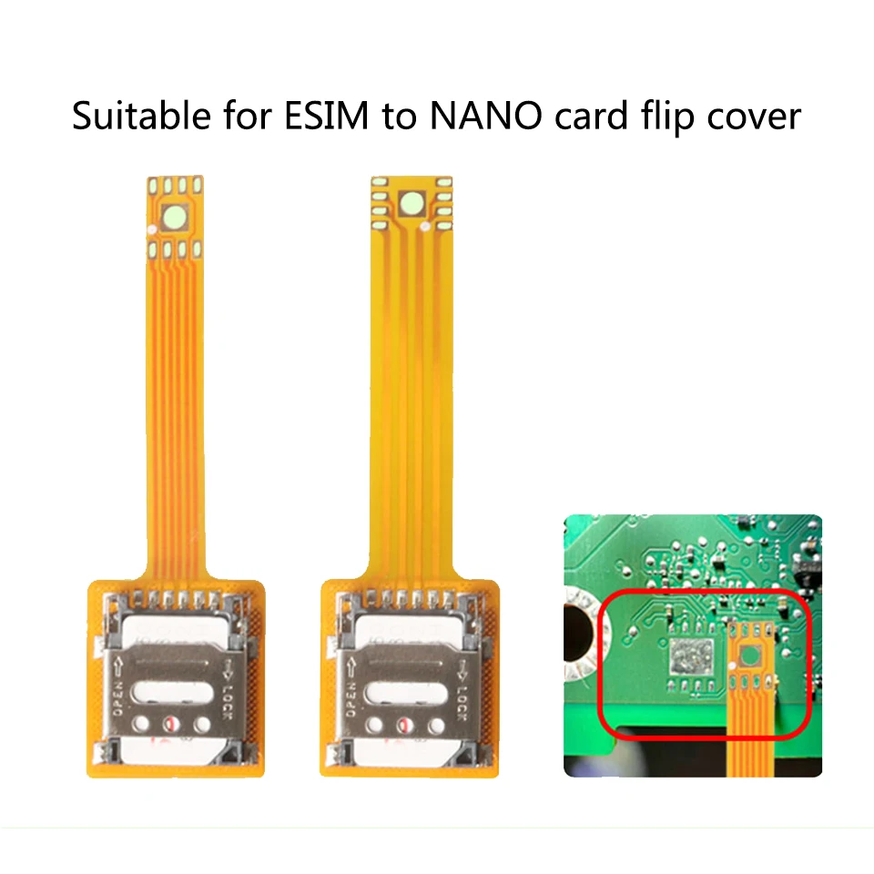 esim to sim card adapter high For wireless wifi phone watch eSIM to SIM physical card extension adapter DIY hand soldering