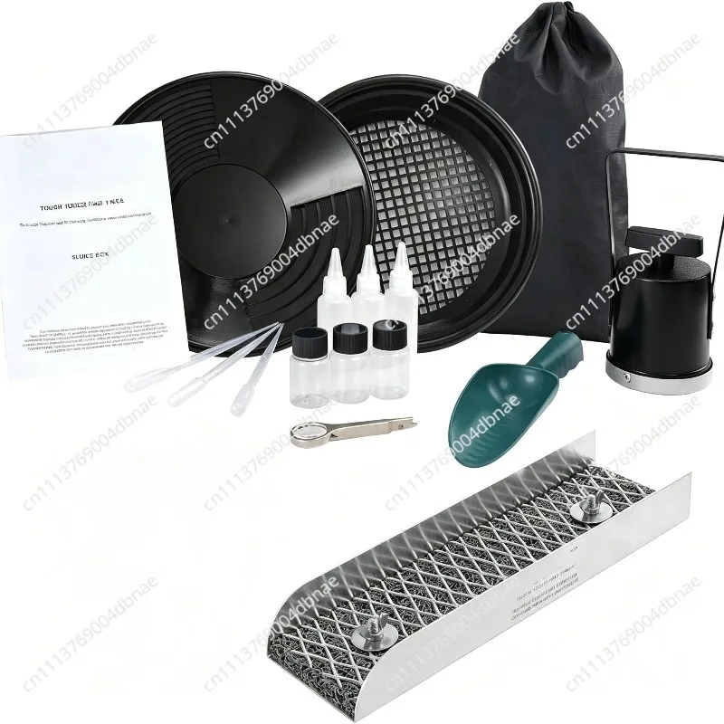 Mini Sluice Box Gold Translation Kit, 12 Aluminum Gold Mining Equipment
