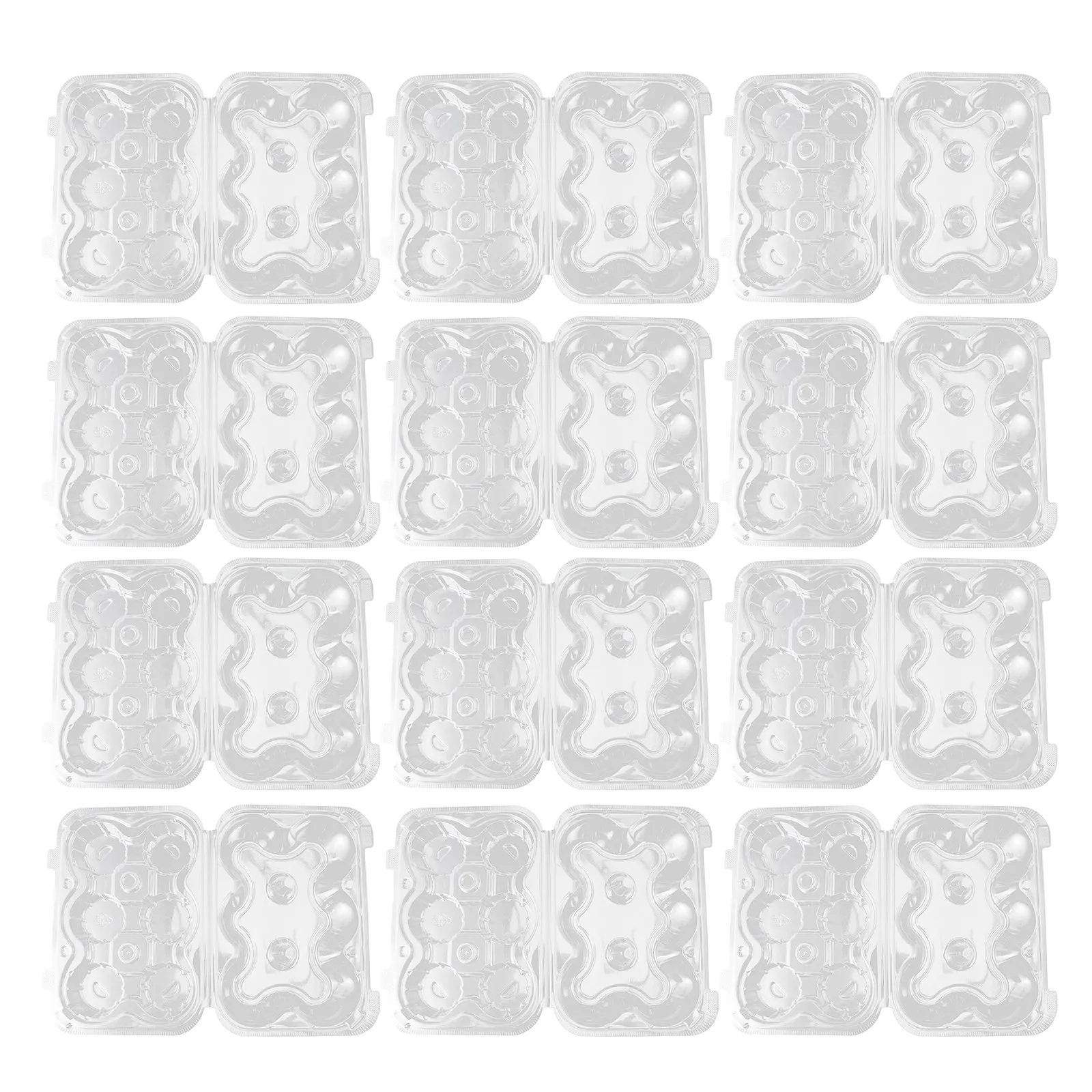 

Набор из 15 прозрачных контейнеров для кексов и пирожных, идеально подходят для вечеринок, свадеб, дней рождения, для хранения десертов и угощений