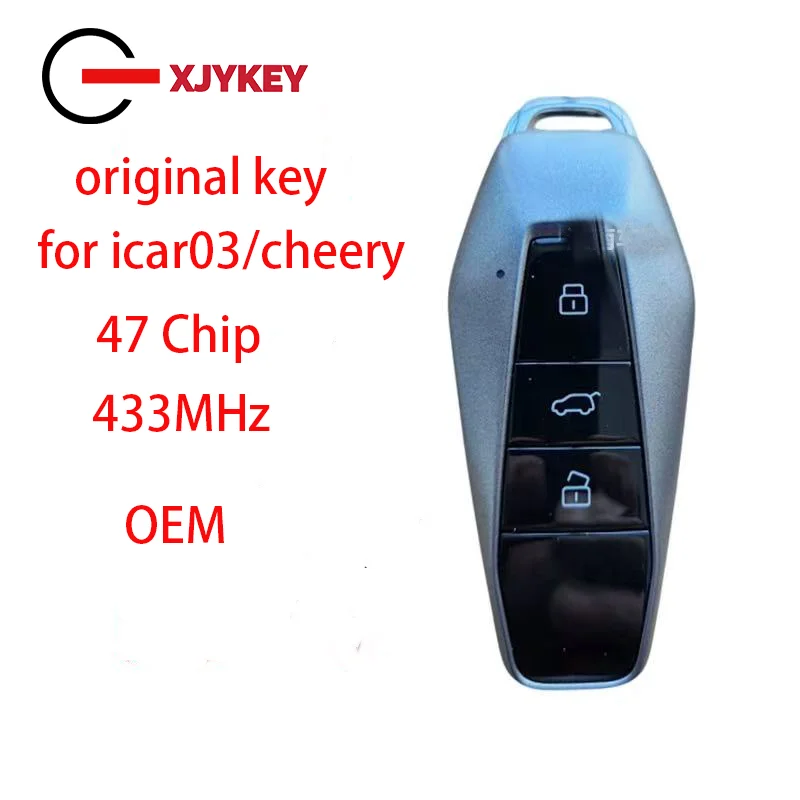 

XJY Original Remote Control Key for Chery AIQAR EQ7 EQ5 iCar 03T V23 with 47Chip
